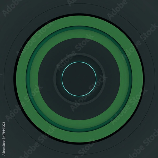 Obraz Abstract background with clear circles