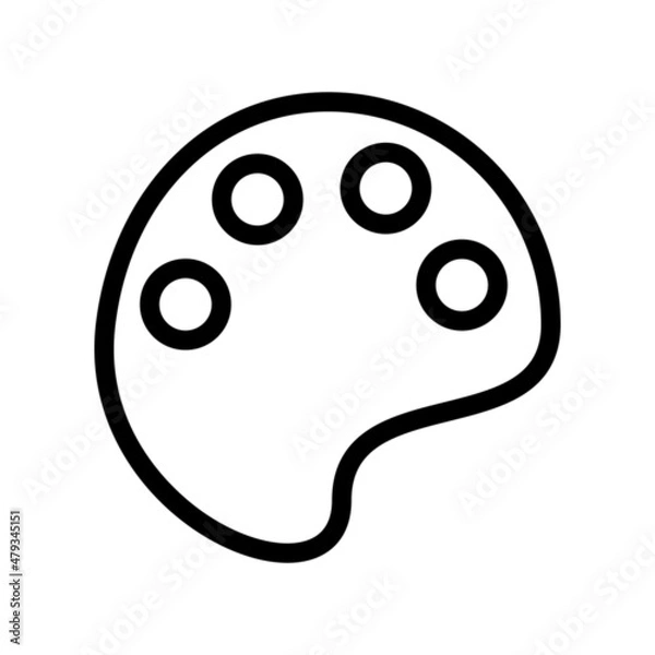 Obraz palette drawing icon 