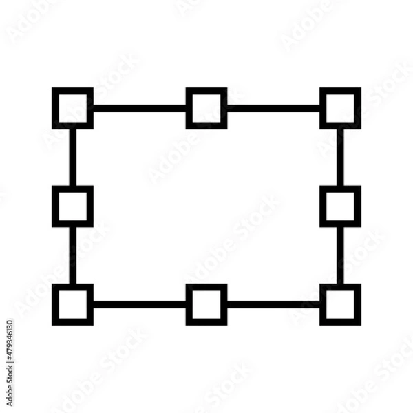 Obraz transform icon vector