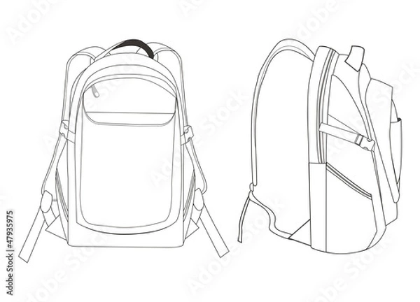 Fototapeta nice template bag