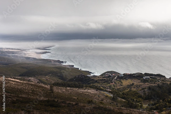 Obraz clouds over the beach
