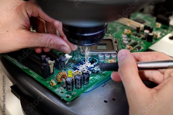 Fototapeta Soldering