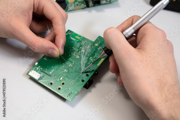 Fototapeta Soldering
