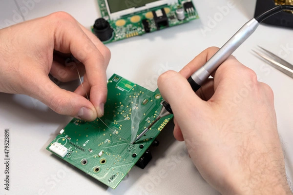 Fototapeta Soldering