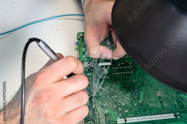 Fototapeta Soldering