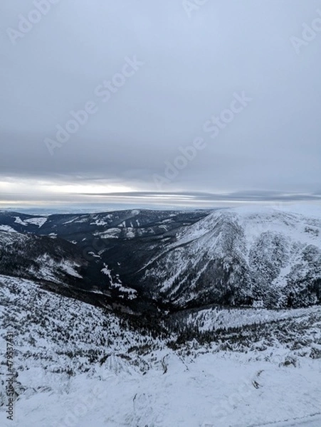 Obraz winter mountain landscape