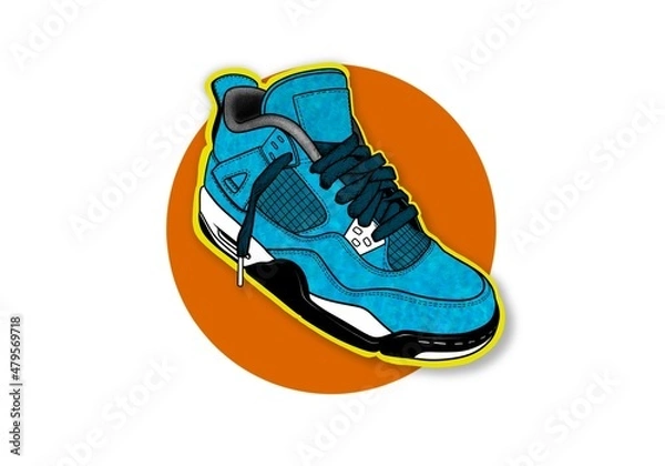 Obraz sneakers color
