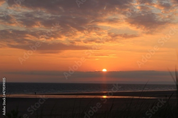Fototapeta Sunset on the beach