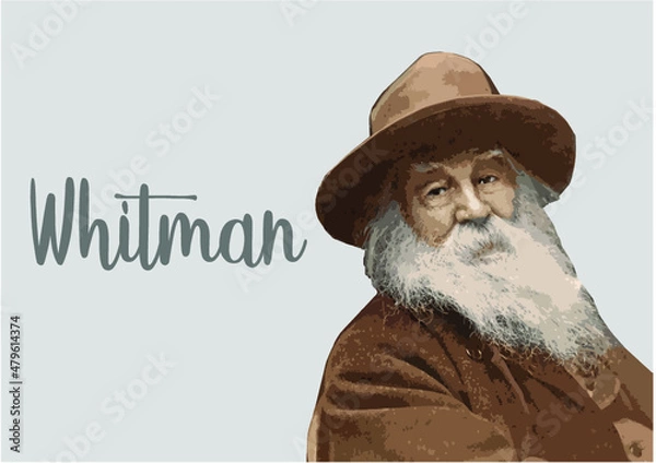 Obraz Walt Whitman portrait