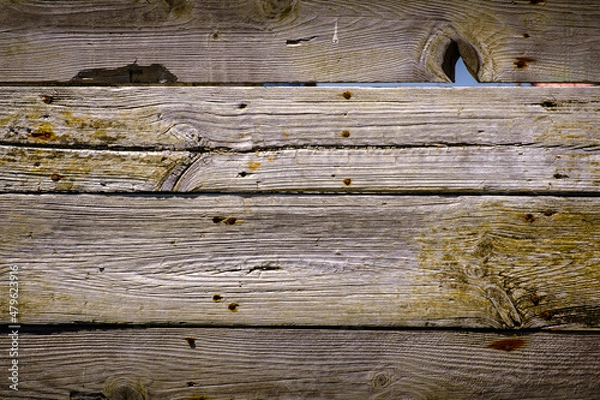 Fototapeta Old plank board patter