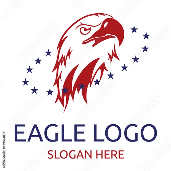 Obraz eagle logo vector star