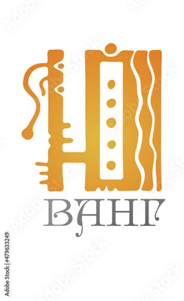 Fototapeta set of labels