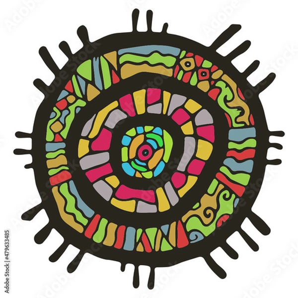 Fototapeta abstract circle ornament