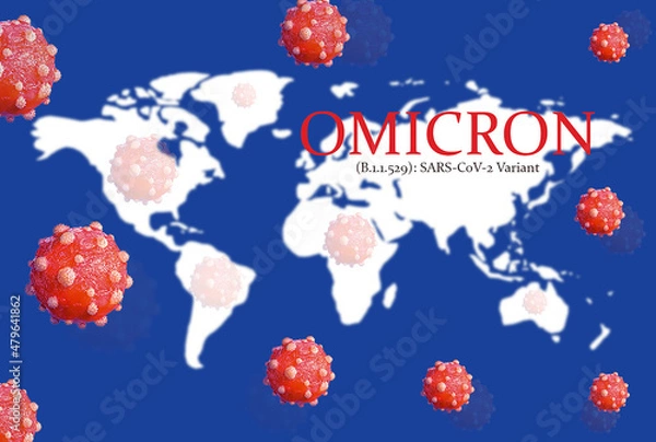 Obraz OMİCRON WARIANT