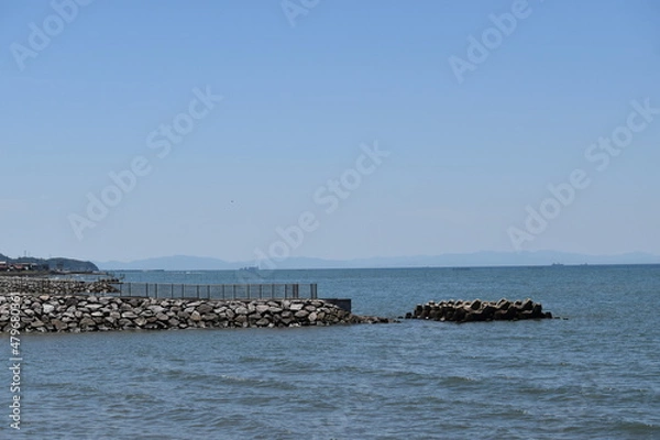 Obraz 青い海の風景