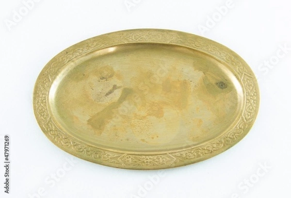 Obraz Antique brass tray