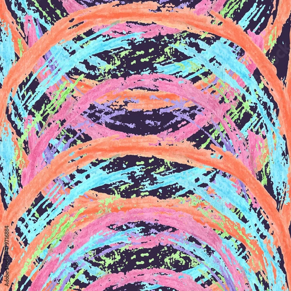 Obraz Colored stripes on a purple background.