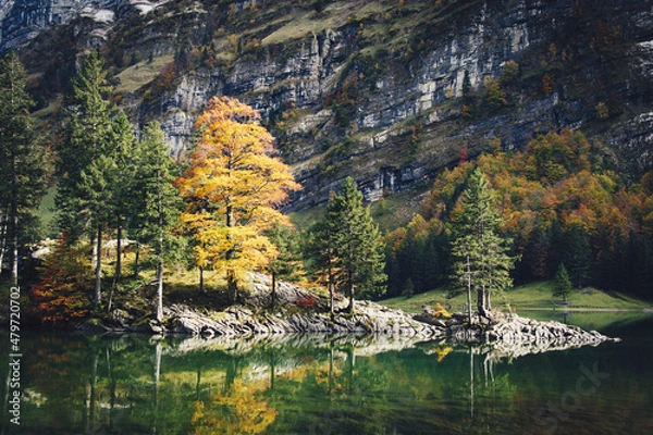 Obraz Herbst am Alpensee