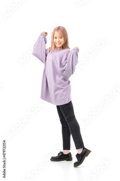 Obraz 撮影を楽しむ女子学生