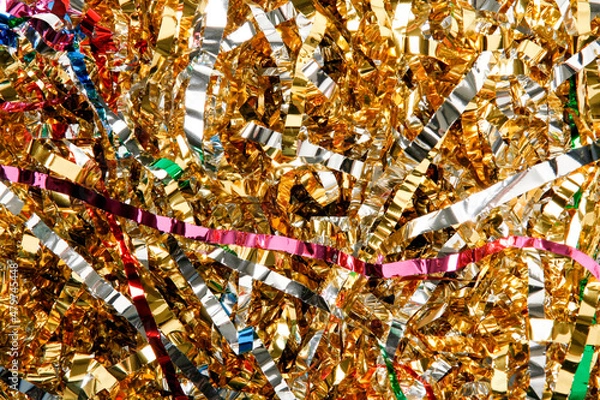 Fototapeta メタルテープ、ゴールド、素材