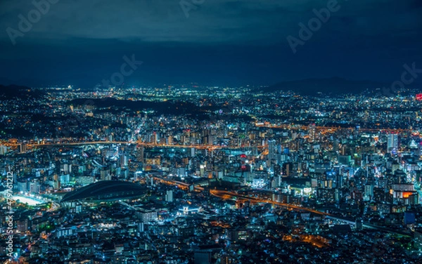 Obraz 北九州小文字山からの夜景