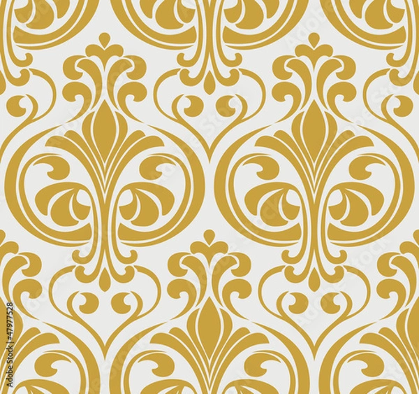 Fototapeta Vintage seamless baroque pattern