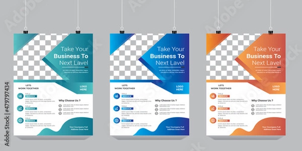 Obraz Corporate Flyer Template