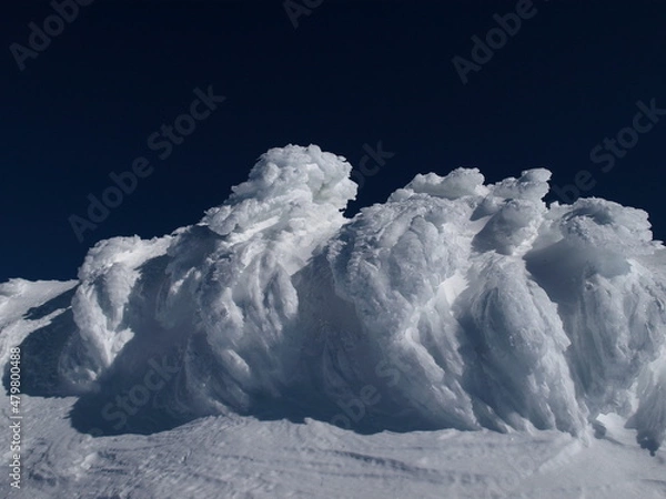 Obraz Mountains under snow in the winter