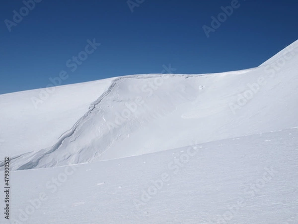 Obraz Mountains under snow in the winter