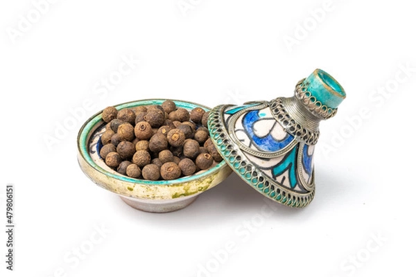 Obraz All spice in a mini Moroccan tajine