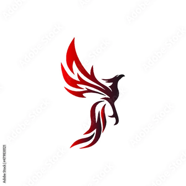 Obraz eagle tattoo vector