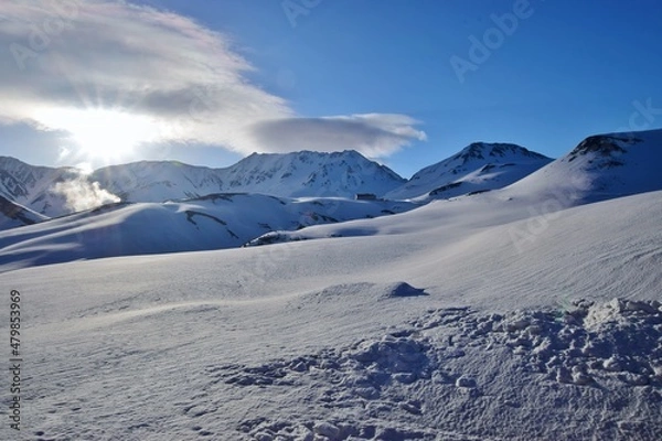 Fototapeta 北アルプス・立山連峰　雪景色