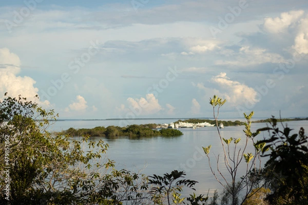 Obraz Vista da praia do iluminado