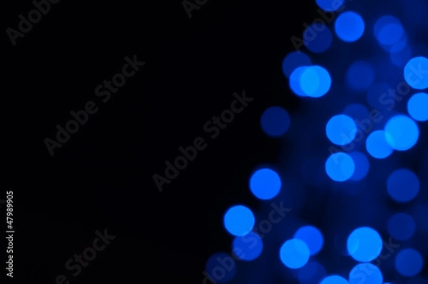 Fototapeta Defocused abstract christmas background