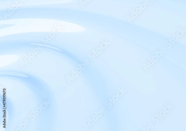 Obraz 雫と波紋が広がる水色の液体、背景素材