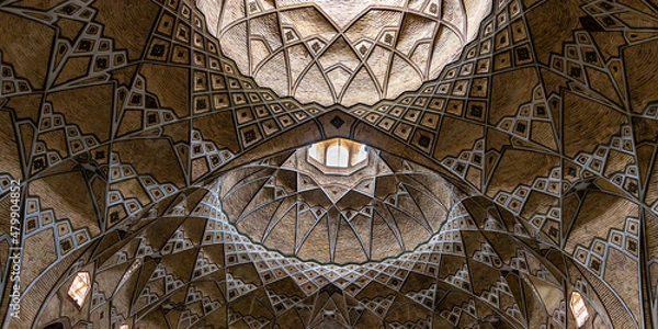 Obraz The Beautiful architecture of the historic bazaar arch