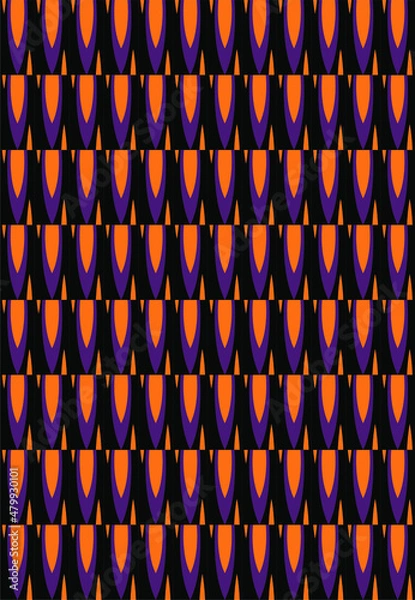 Fototapeta Abstract animal skin texture vector seamless pattern