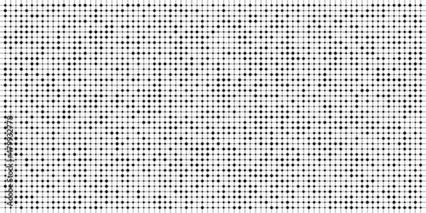 Fototapeta ランダムなドットパターンと方眼のテクスチャ