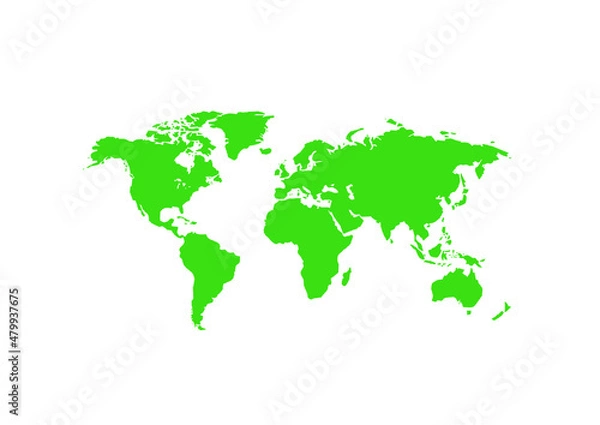 Fototapeta World map vector illustration design