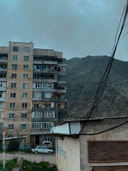 Obraz houses in the mountains