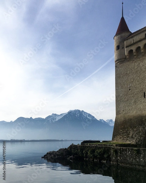 Obraz castle on the lake