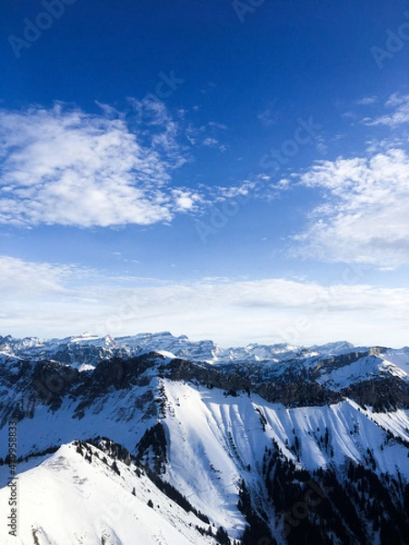 Obraz snow covered mountains