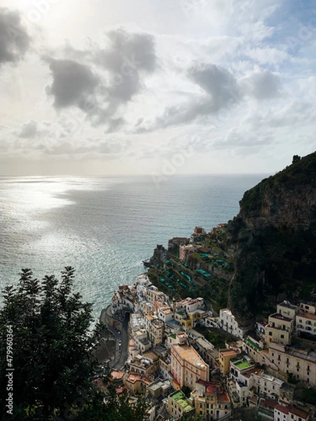 Obraz view of the coast of the sea
