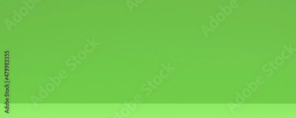 Fototapeta Green grass forest color pastel natural surface gardient background wallpaper copy space studio interior room design texture decoration ornament  backdrop pattern fashion templete house.3d render