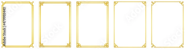 Obraz F_a3H_전통무늬 상장 테두리_A