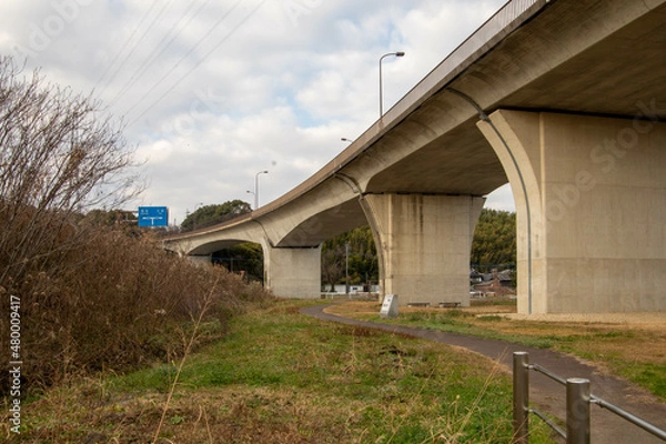 Obraz 熊本の光の森近くの公園 バスケットコート