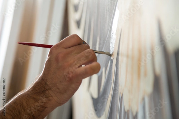 Obraz Artista pintando