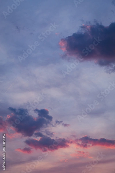 Obraz Sunset Purple Clouds