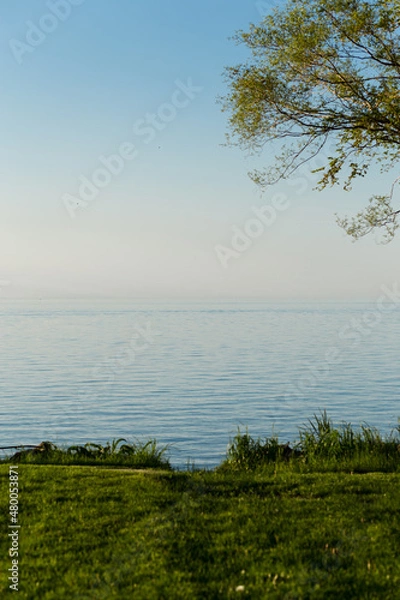 Fototapeta Lake Erie Huron View Sunset