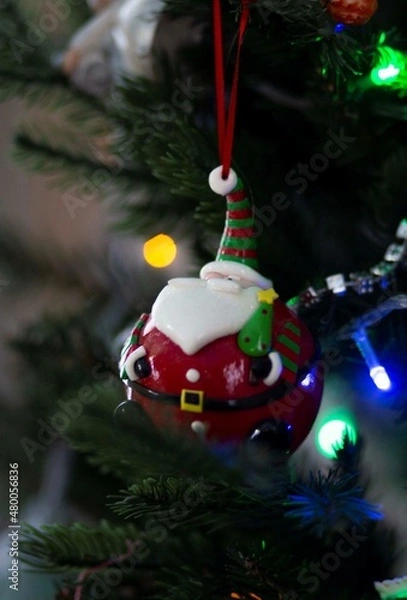 Fototapeta christmas tree decorations